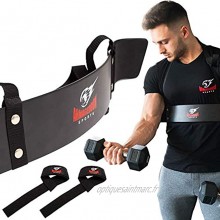 Premium Arm Blaster + BONUS Premium Lifting Straps Bras Blaster Body Building Bomber Biceps Isolator Curl Triceps Arnold Accesories
