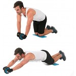 Roue d'exercice multifonction pour muscles abdominaux couleur : bleu