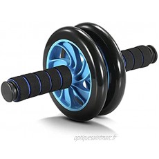 Roue d'exercice multifonction pour muscles abdominaux couleur : bleu