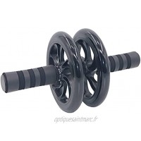 Rouleaux abdominaux à double roue pour perte de poids couleur : noir