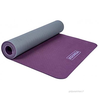 Kounga ProLight 5 Tapis de yoga unisexe pour adulte Violet gris 183 x 61 cm