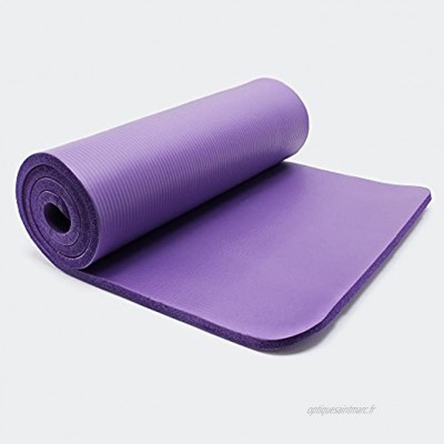 Tapis de Yoga 180x60x1.5cm Physio Fitness aérobic Gym Pilates Matelas antidérapante Extra épais