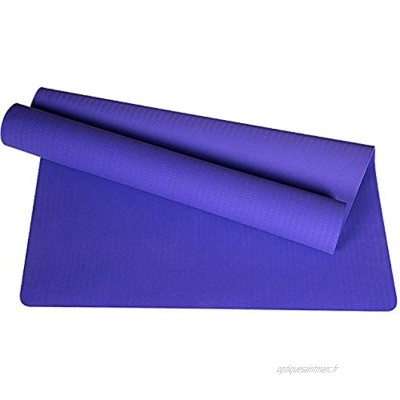 JOMSK Équipement d'entraînement Tapis de Yoga Sportif 8mm Anti-dérapant Souple Super Exercice Gymnastique Parent-Enfant Tapis d'exercice Pilates Color : Violet Size : 183cm*122cm*8mm