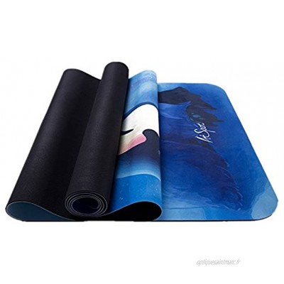 JOMSK Équipement d'entraînement Tapis de Yoga Tapis de Yoga respectueux de l'environnement Tapis de Yoga 4mm pour la Famille