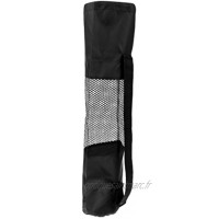Gazechimp Sac de Transport pour Tapis Yoga Filet Nylon Mat Bag Exercice Fitness 69 x 23cm NOIR