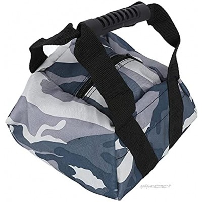 Sac de sable portable sac de sable coupe-vent léger pour fournitures d'extérieur pour plantes résistantes aux intempériesBleu camouflage