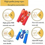 Corde à Sauter,2 PCS Jump Skipping Rope Corde a Sauter Enfant Adulte Homme Femme Compteur intégré Réglable Câble pour Fitness Boxe Gym
