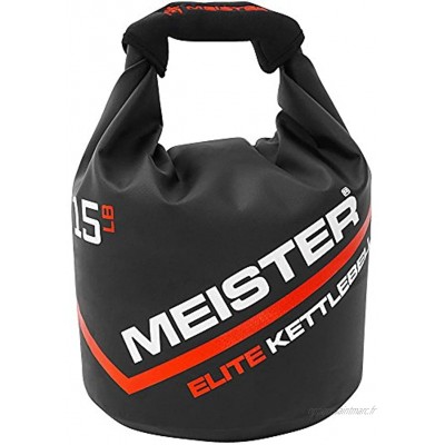 Meister Elite Kettlebell portable – Sac de sable souple – 10 15 9 kg
