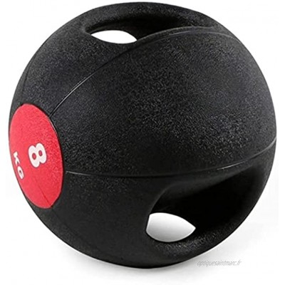 Médecine Ball Agyh Binaural Adult Home Home Aerobic Equipement d'exercice 3kg 4kg 5kg 6kg 7kg 8kg 9kg 10kg Taille: 4kg 8 8LB-8kg 17,6lb