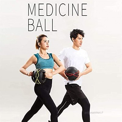 Médecine Ball Agyh Double poignée en Caoutchouc élastique Aerobic Fitness Ball 3kg 4kg 5kg 6kg 7kg 8kg 9kg 10kg Taille: 6kg 13 2LB-3kg 6.6lb
